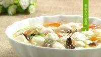 家常菜番茄鱼丸豆腐汤