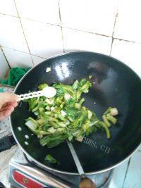 自己做的清炒菜苔