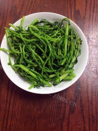 家常菜素炒菜心