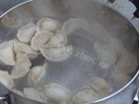 自己做的素馅水饺