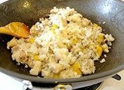 美味的鸡肉蘑菇炖饭