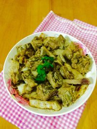 美味的香芋蒸排骨做法图解4)