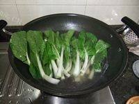 家常菜蚝油小白菜做法图解4)