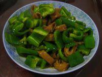 家常菜青椒肥肠