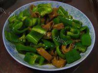 家常菜青椒肥肠