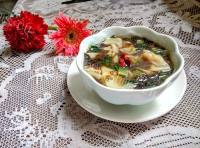 美味的紫菜馄饨
