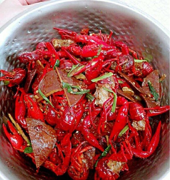 美味的麻辣小龙虾