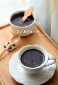 养生的黑芝麻杂粮米糊做法图解10)