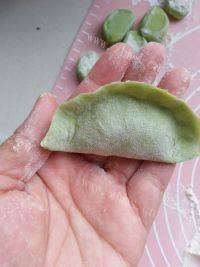 自己做的翡翠蒸饺做法图解7)
