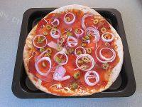 熏三文鱼洋葱披萨的做法图解七