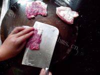 茭白肉丝做法图解3)