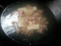 美味的豆腐肉末汤做法图解6)