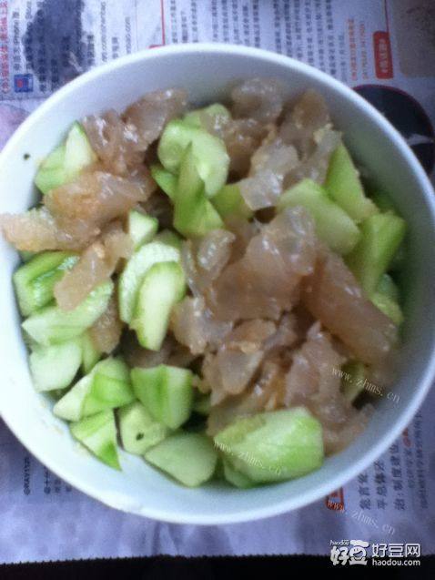 凉拌黄瓜海蜇头