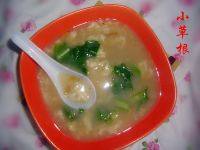 美味的小白菜疙瘩汤