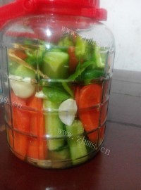 香喷喷的腌菜做法图解5)