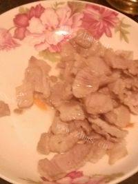 下酒菜胡萝卜炒肉做法图解4)