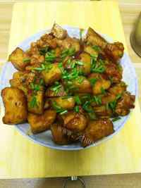 完美的香辣鸡腿烧土豆做法图解11)