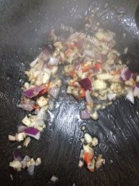 麻辣香菇洋葱拌饭酱做法图解6)