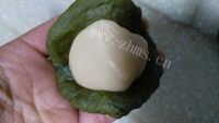 自制抹茶红豆酥做法图解3)