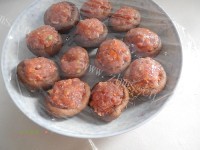 家常菜香菇酿肉做法图解6)