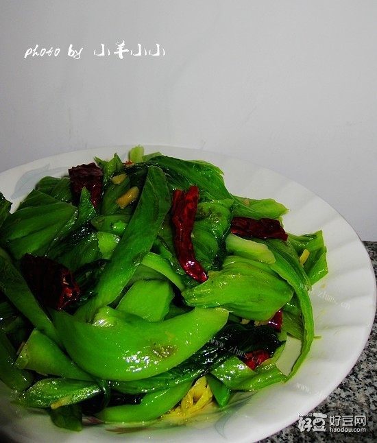 素炒芥菜梗