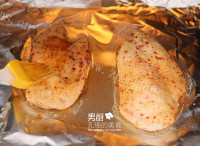 香辣的辣味鸡胸条做法图解7)