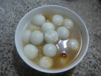 美味的咖啡燕麦片汤圆做法图解4)