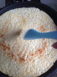 自制米饭煎饼做法图解6)