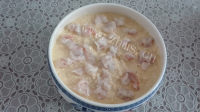 鲜美豆腐虾仁羹做法图解4)