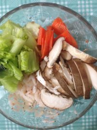 美味的香菇蛋炒饭做法图解1)