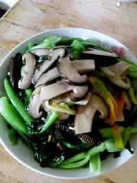 香菇青菜做法图解6)