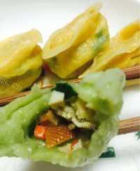 素食元宝饺子做法图解10)