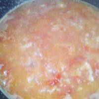 自己做的西红柿酱疙瘩汤的做法图解七