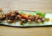 美味的茄子肉卷做法图解5)