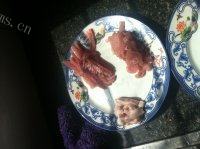 家常菜娃娃菜炒肉做法图解2)