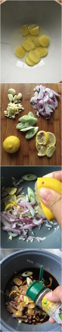 清爽柠香烤整鸡做法图解2)