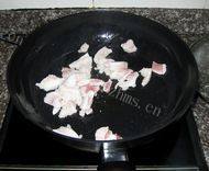家常菜四季豆炒猪肉做法图解4)
