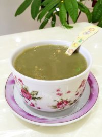绿豆沙做法图解6)