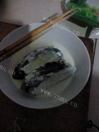 自制炸茄夹做法图解5)