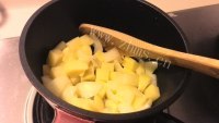 自制南瓜土豆砂锅焖饭的做法图解六
