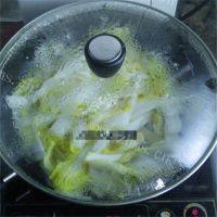 家常菜娃娃菜炒肉做法图解8)