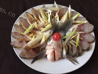DIY孔雀开屏武昌鱼做法图解4)