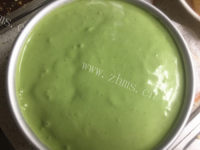 自制抹茶慕斯蛋糕做法图解9)