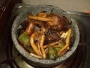 美味的石锅黄鳝