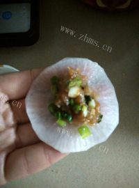 美味的萝卜酿做法图解8)
