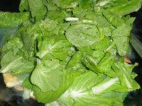 小白菜煎豆腐做法图解6)