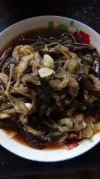 DIY蒜泥拌茄子做法图解7)