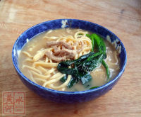 美味的肉丝炝锅面做法图解9)