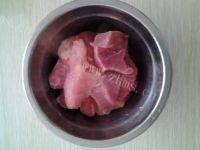 自制猪肉脯做法图解1)