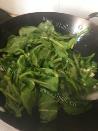家常菜香菇炒青菜